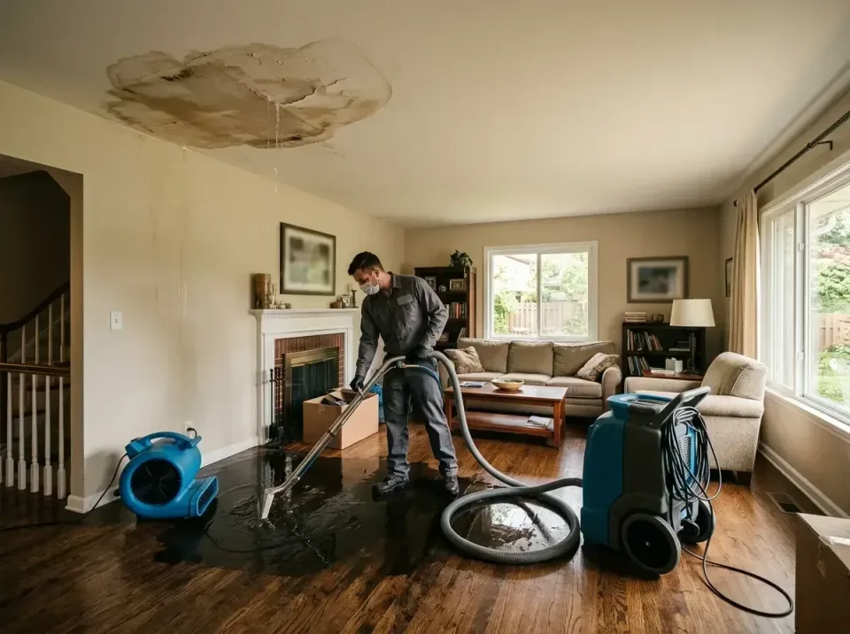 attic-pipe-burst-ceiling-drip-008 — frequently asked questions, Water Damage Restoration & Carpet Care in Sauk Village, IL